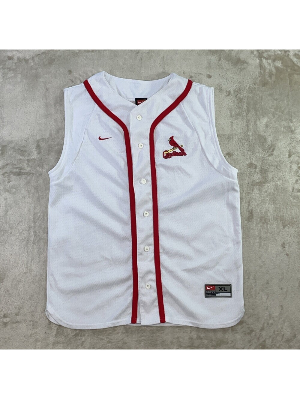 Nike MLB St. Louis Cardinals Sleeveless Baseball Jersey Youth XL